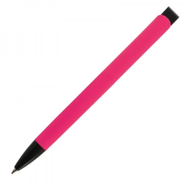 Logo trade promotional merchandise picture of: Metal ballpen soft touch BRESCIA