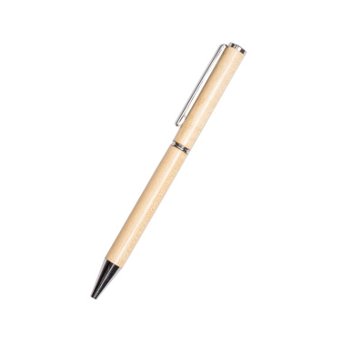 Logo trade business gift photo of: Wooden ballpen HEYWOOD