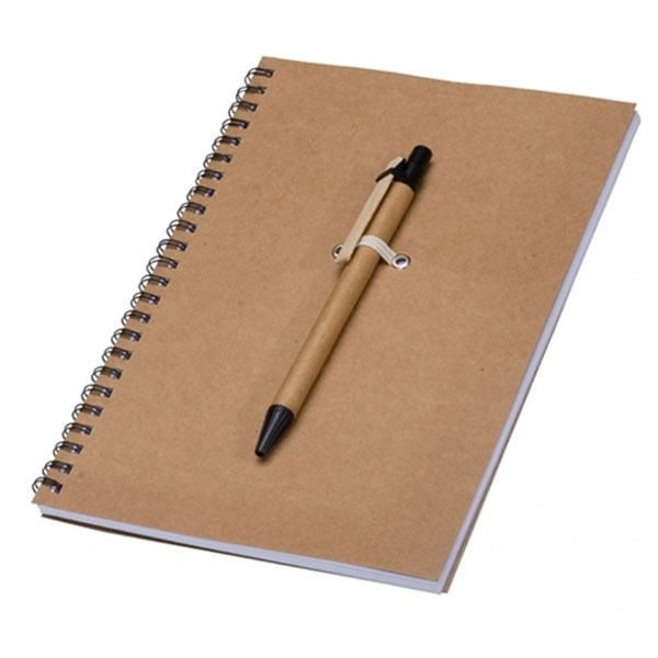 Logotrade promotional gift image of: A5 ECO Notepad KENTWOOD