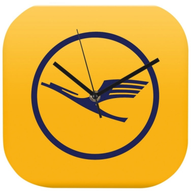 Logotrade advertising products photo of: Wall clock with all over clock face BEL AIR