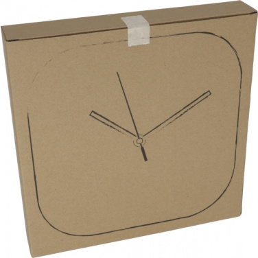 Logo trade promotional giveaways image of: Wall clock with all over clock face BEL AIR