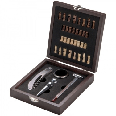 Logo trade advertising product photo of: Chess wine set SAN GIMIGNANO