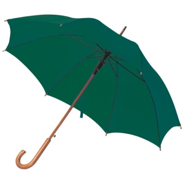 Logotrade corporate gift image of: Wooden automatic umbrella NANCY