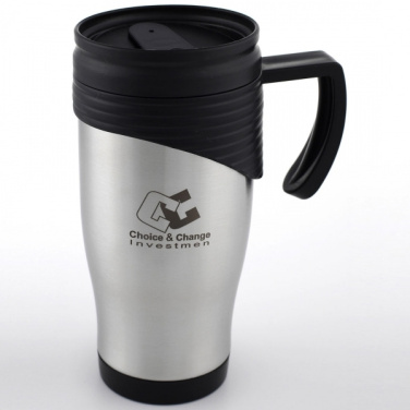 Logo trade corporate gifts image of: Stainless steel thermo cup EL PASO 400 ml