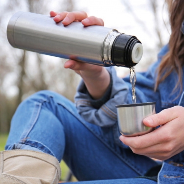 Logotrade promotional product image of: Stainless steel isolating flask VIRGINIA BEACH 100 ml