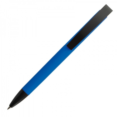 Logo trade advertising products picture of: Metal ballpen soft touch BRESCIA