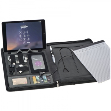 Logotrade promotional gift image of: A4 folder with power bank Elda