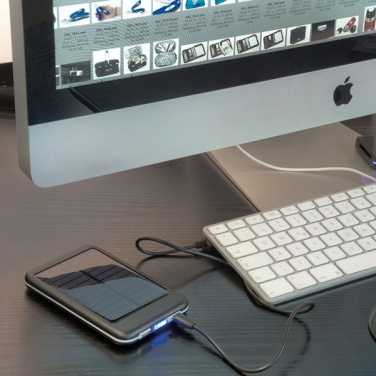 Logo trade advertising products image of: Solar power bank PHILADELPHIA