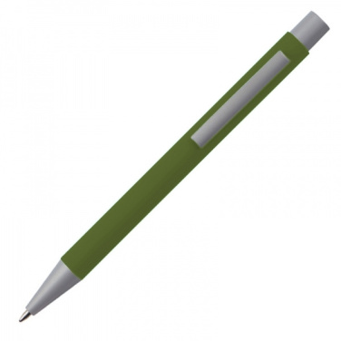 Logotrade advertising products photo of: Metal ballpen soft touch ABU DHABI