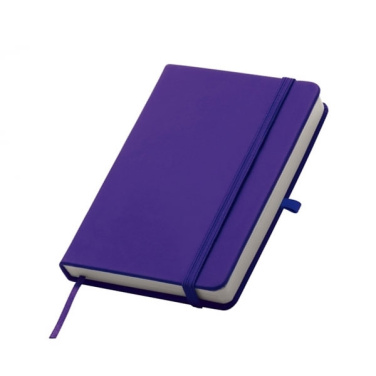 Logo trade business gifts image of: A6 note book LUBECK