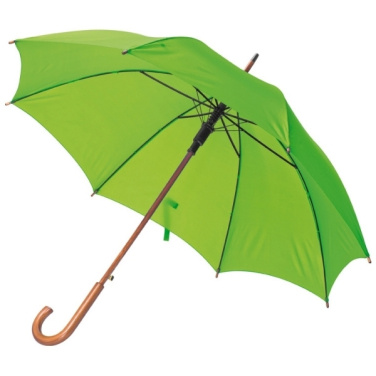 Logotrade promotional product picture of: Wooden automatic umbrella NANCY