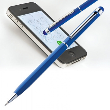 Logo trade promotional giveaways picture of: Metal ballpen with touch pen NEW ORLEANS