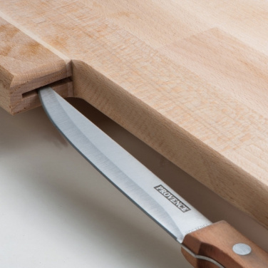Logo trade promotional items picture of: Wooden board with knife LIZZANO