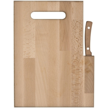 Logo trade advertising products image of: Wooden board with knife LIZZANO