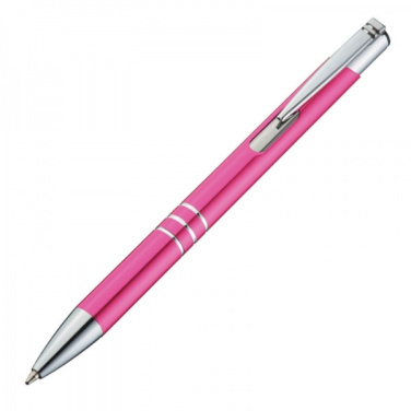 Logo trade promotional items image of: Metal ballpen ASCOT
