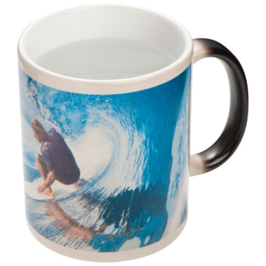 Logo trade promotional gifts image of: Colour-changing sublimation mug SIRMIONE 300 ml