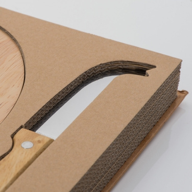 Logotrade promotional product image of: Cheese chopping board with knife GOUDA