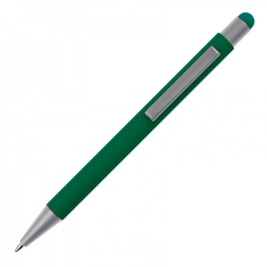 Logotrade promotional product picture of: Metal ballpen touch pen soft touch SALT LAKE CITY
