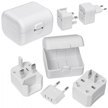 Logotrade promotional gift picture of: Travel adapter PERU