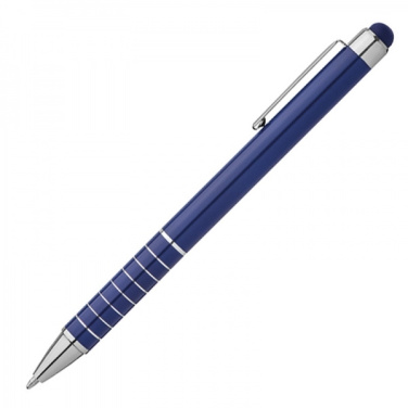 Logo trade promotional item photo of: Metal ballpen with touch pen LUEBO