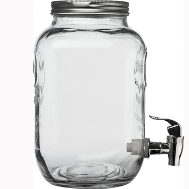 Logo trade corporate gifts picture of: Set drink dispenser and glasses ACAPULCO