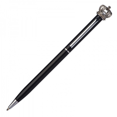 Logo trade business gifts image of: Metal ballpen KINGS PARK