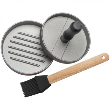 Logo trade promotional giveaway photo of: Burger press with silicone brush TEXAS