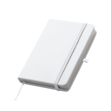 Logo trade promotional gifts picture of: A6 note book LUBECK