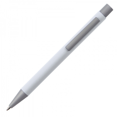 Logo trade promotional merchandise image of: Metal ballpen soft touch ABU DHABI