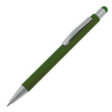 Logo trade business gift photo of: Metal ballpen touch pen soft touch SALT LAKE CITY