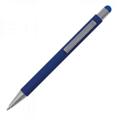 Logotrade promotional giveaway image of: Metal ballpen touch pen soft touch SALT LAKE CITY