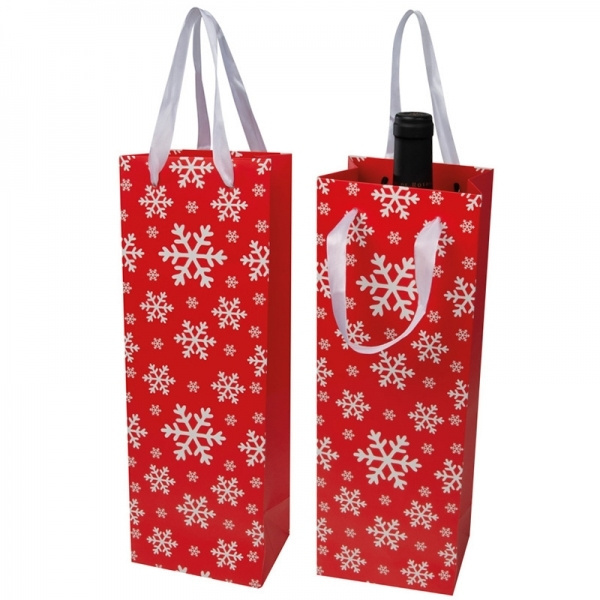 Logotrade promotional gifts photo of: Wine bag in Christmas design LAPLAND