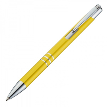 Logo trade promotional giveaways image of: Metal ballpen ASCOT