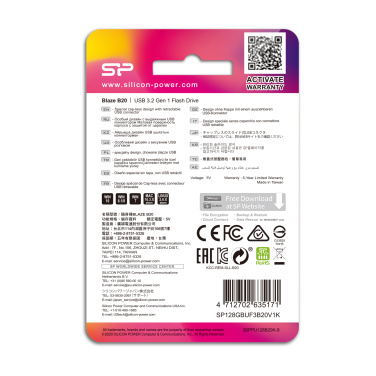 Logo trade advertising products picture of: Pendrive Silicon Power B20 USB 3.0