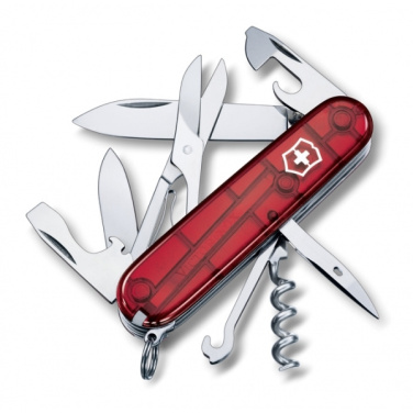 Logotrade advertising product picture of: Pocket knife Climber transparent Victorinox