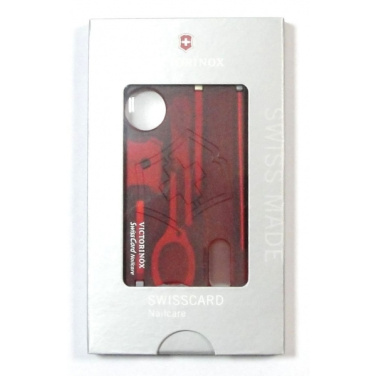 Logotrade promotional products photo of: Multitool SwissCard Nailcare Victorinox