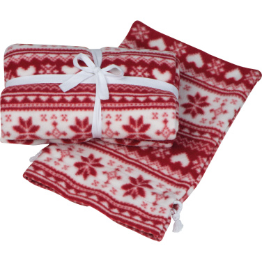 Logo trade promotional gifts picture of: Christmassy blanket DEBRECEN