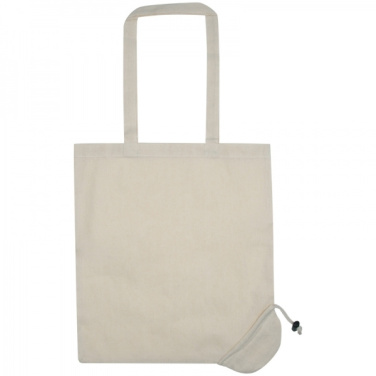 Logo trade advertising products picture of: Foldable cotton bag KLEHOLM