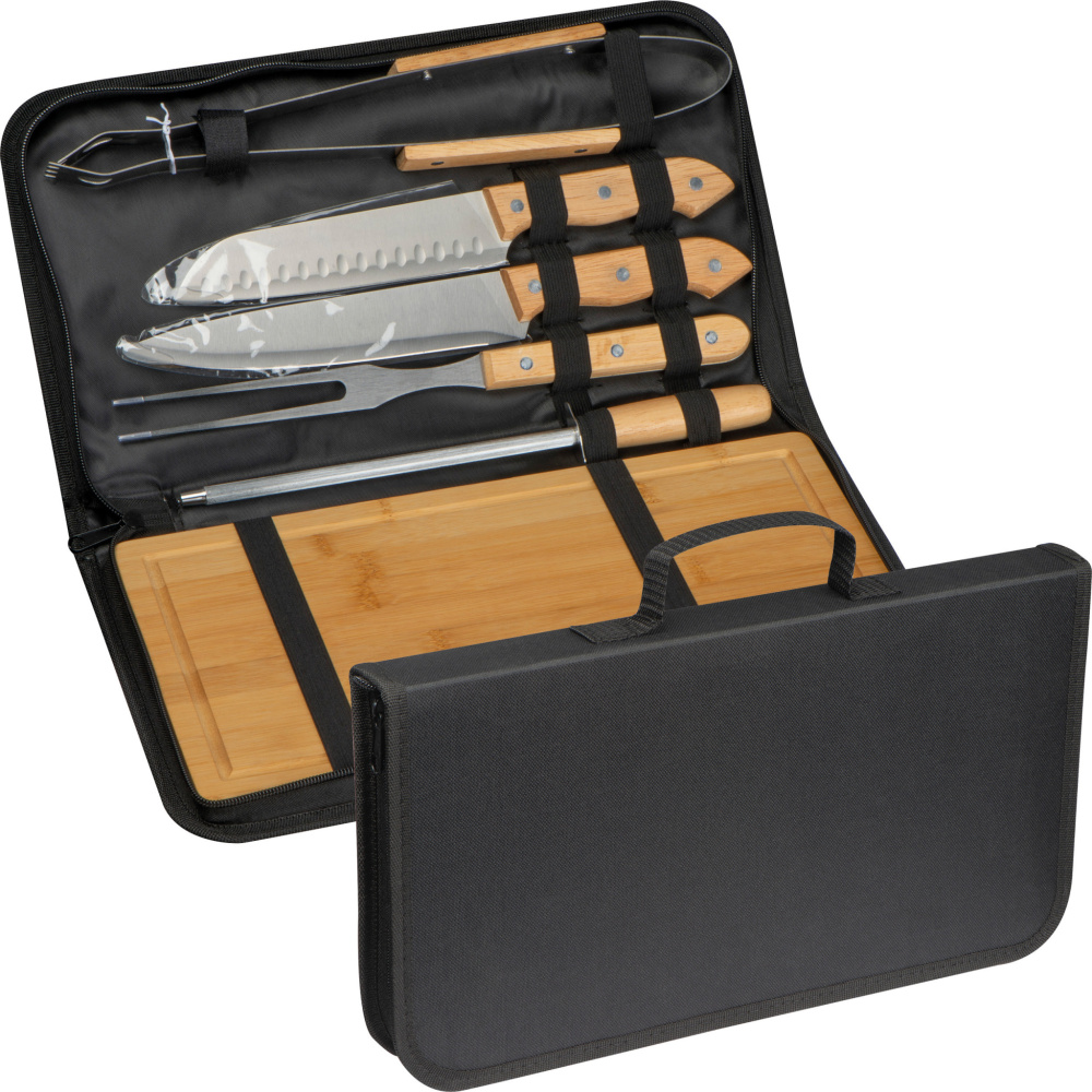 Logo trade promotional products image of: Barbecue set EINDHOVEN