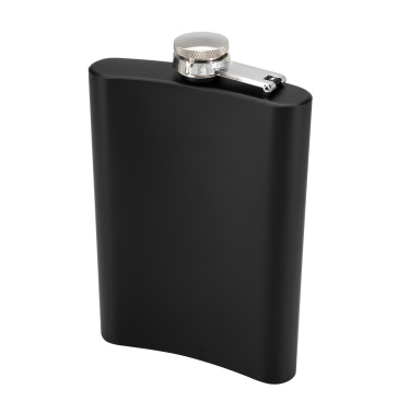 Logo trade promotional product photo of: Hip flask OLYMPOS Schwarzwolf