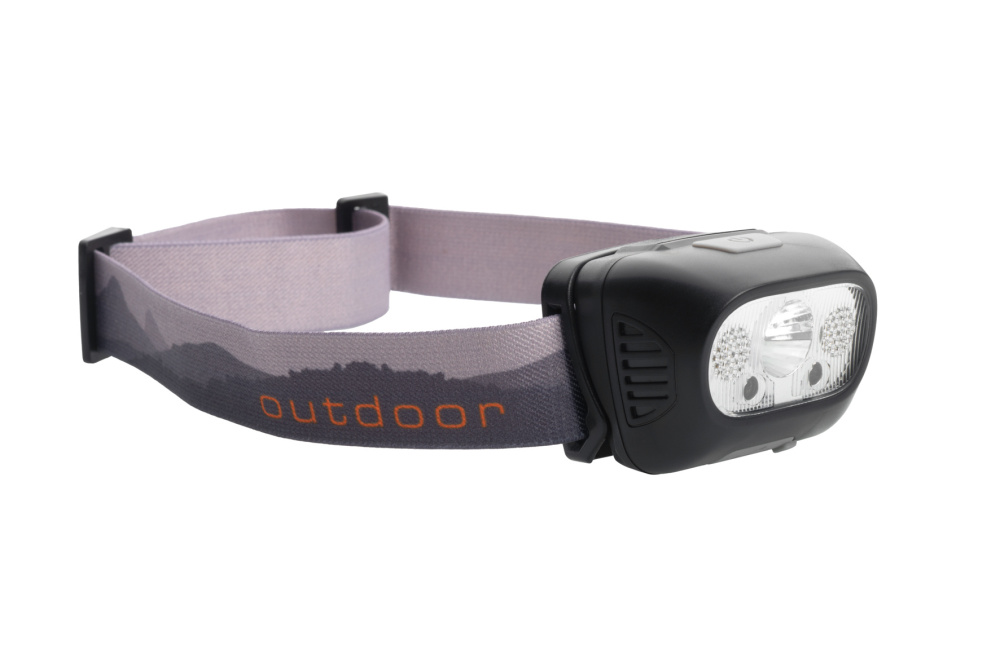 Logo trade business gift photo of: Head lamp HERLEN Schwarzwolf