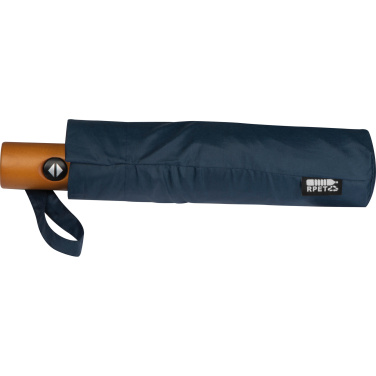 Logo trade business gifts image of: RPET umbrella IPSWICH