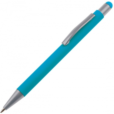 Logotrade advertising product image of: Metal ballpen touch pen soft touch SALT LAKE CITY
