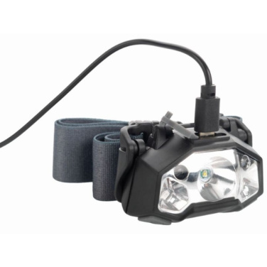 Logo trade promotional giveaway photo of: Head lamp MINO Schwarzwolf