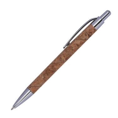 Logotrade promotional item image of: Cork pen KINGSWOOD