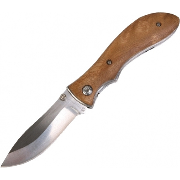 Logo trade promotional giveaway photo of: Pocket knife JUNGLE Schwarzwolf