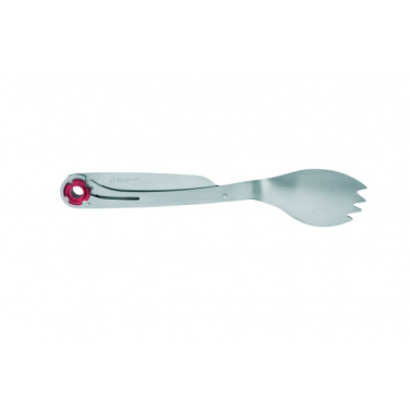Logo trade promotional giveaways image of: Multifunctional spoon LATEMAR Schwarzwolf