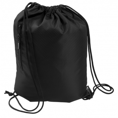 Logotrade promotional giveaway picture of: Drawstring bag NUNAVUT Schwarzwolf