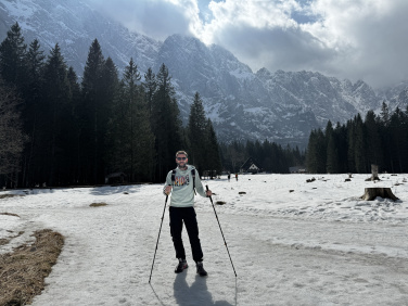 Logotrade promotional giveaways photo of: Trekking poles DENALI Schwarzwolf