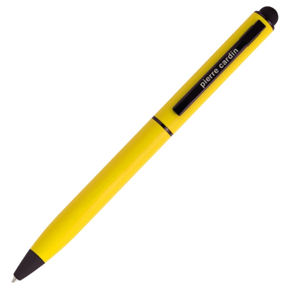 Logo trade promotional gift photo of: Metal ballpoint pen, touch pen, soft touch CELEBRATION Pierre Cardin